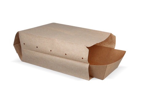Snackzakken nr 28 (2 pond) Kraft 50gr geperforeerd | 10kg