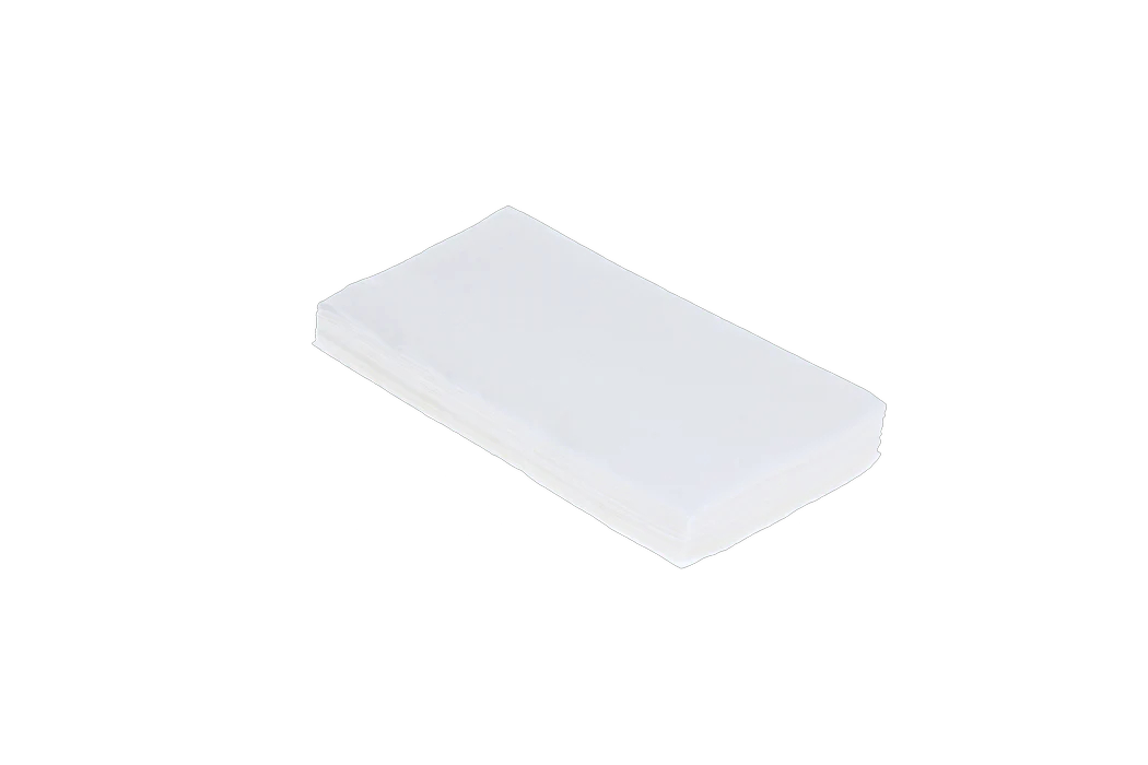 Servet 2 laags 1/8 vouw 33x33cm papier wit BIO