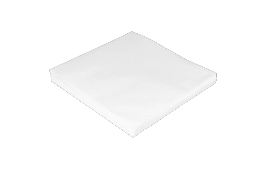 Servet 2 laags 1/4 vouw 33x33cm papier wit BIO