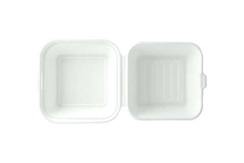 Hamburgerbakje IP6 Middel suikerriet
