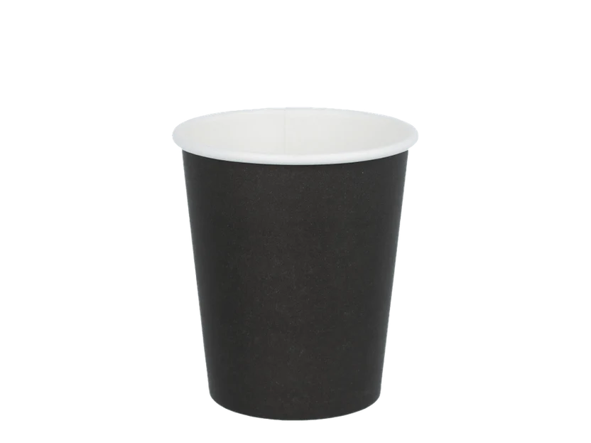 Kartonnen koffiebeker 230cc 8oz Ø80mm zwart