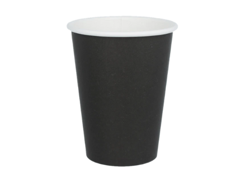 Kartonnen koffiebeker 360cc 12oz Ø90mm zwart