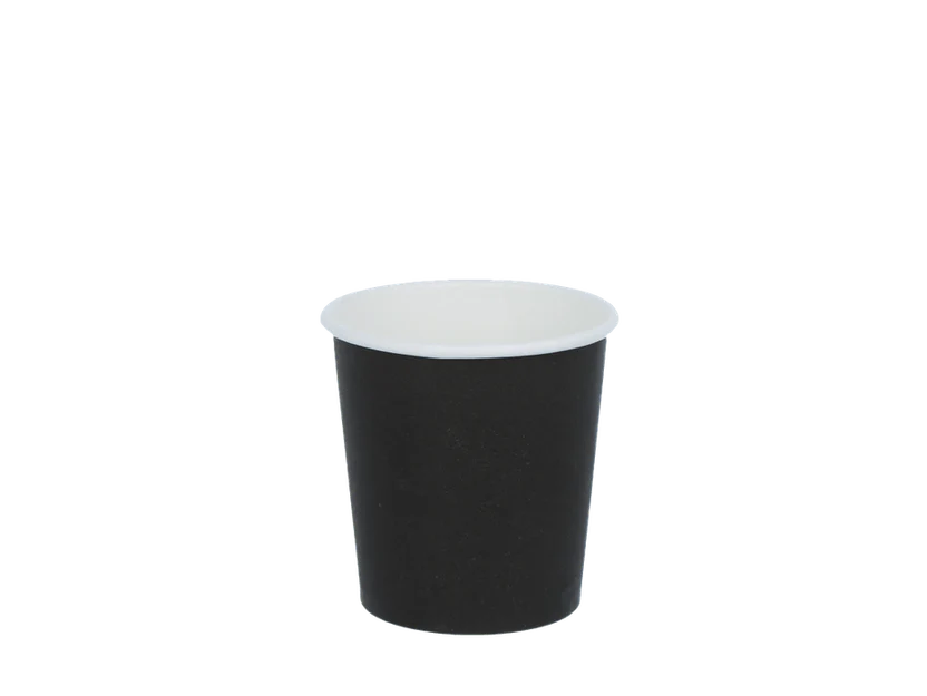 Kartonnen koffiebeker 120cc 4oz Ø63mm zwart