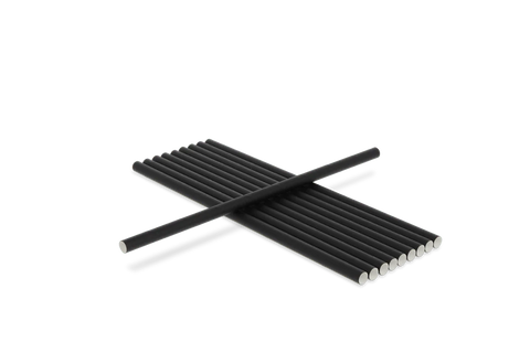 Papieren rietjes 230x8mm BIO
