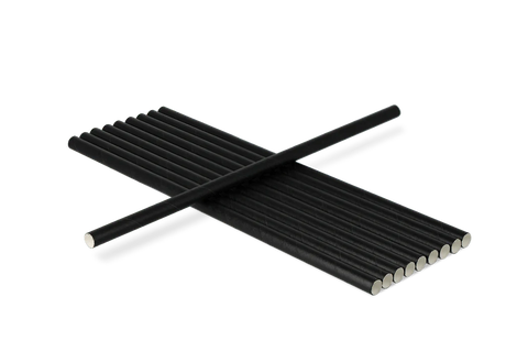 Papieren rietjes 240x8mm BIO