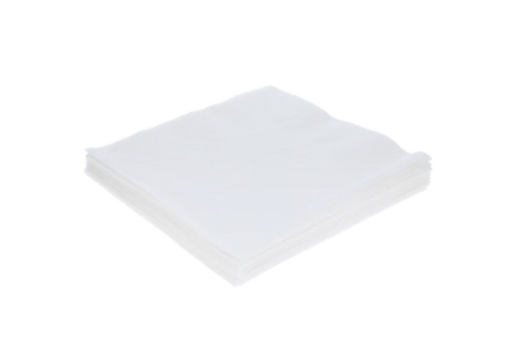 Servet 2 laags 1/4 vouw 33x33cm papier wit BIO