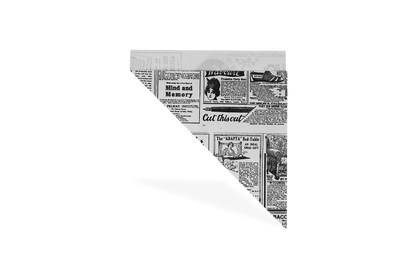 Puntzakken 'Krant' K17 - 17cm vetvrij papier BIO