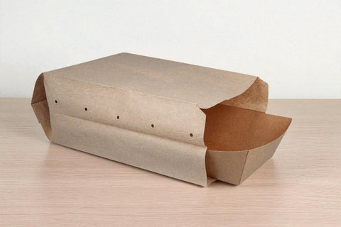 Snackzakken nr 28 (2 pond) Kraft 50gr geperforeerd | 10kg