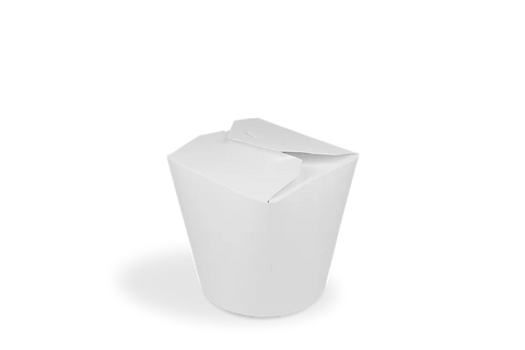 Wok to Go beker 16oz 400ml karton wit