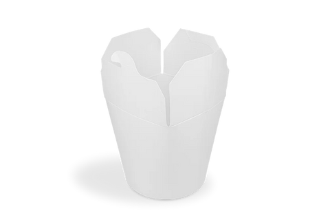 Wok to Go beker 16oz 400ml karton wit