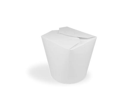 Wok to Go beker 26oz 750ml karton wit