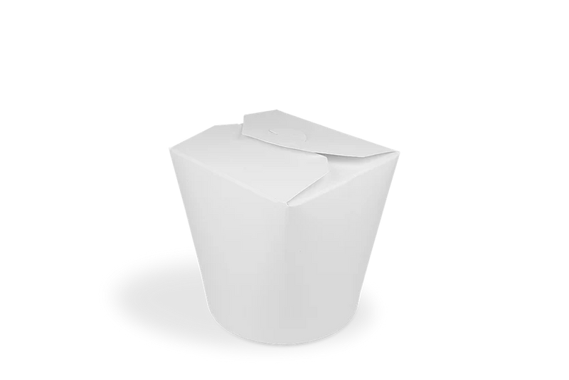 Wok to Go cup 26oz 750ml cardboard white