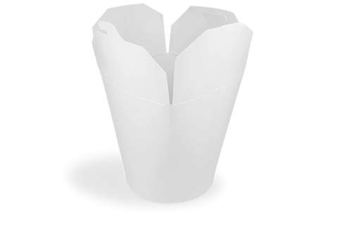 Wok to Go beker 32oz 1000ml karton wit
