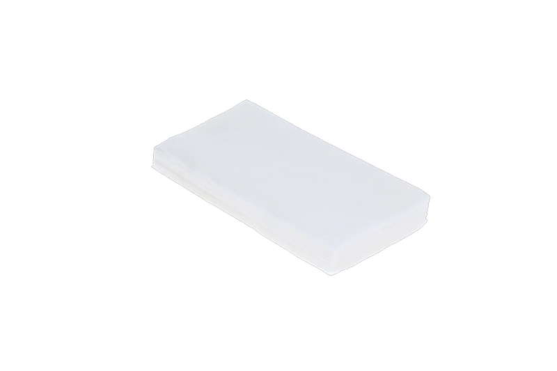 Servet 1 laags 1/8 vouw 33x33cm papier wit BIO