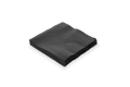 2-layer 1/4 fold napkin 23x23cm black paper Sandwichshop
