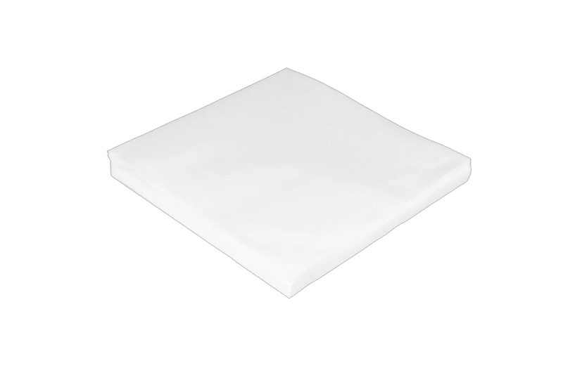 Servet 1 laags 1/4 vouw 24x24cm papier wit BIO