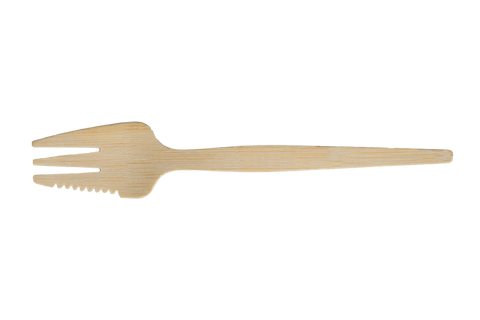 Bamboe vorkje met snijkant 135mm