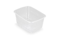 Saus bakjes 250ml 108mm rechthoekig transparant Ilario