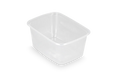 Saus bakjes 250ml 108mm rechthoekig transparant Kahuna