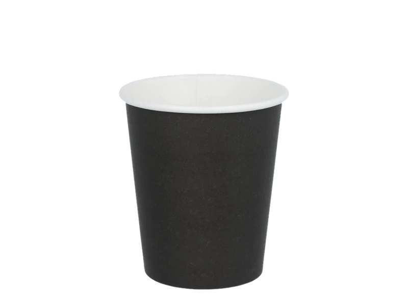 Kartonnen koffiebeker 230cc 8oz Ø80mm zwart