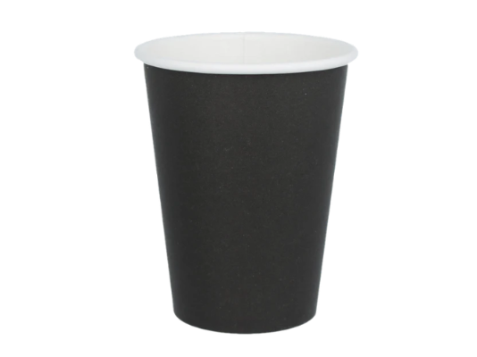 Kartonnen koffiebeker 360cc 12oz Ø90mm zwart