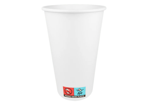 Kartonnen koffiebeker 450cc 16oz Ø90mm