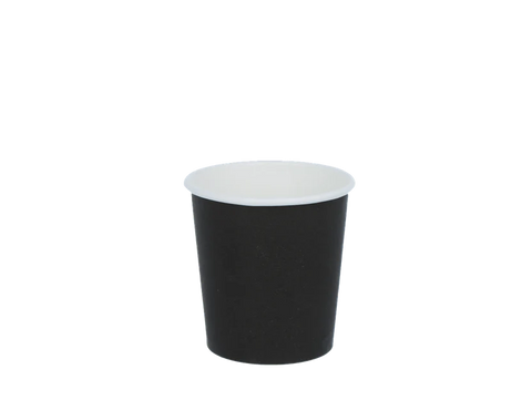Kartonnen koffiebeker 120cc 4oz Ø63mm zwart