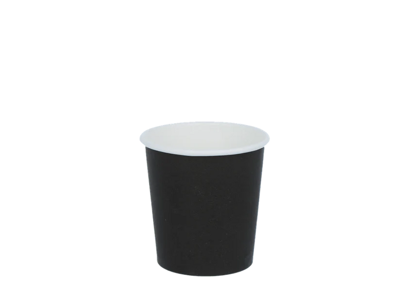 Kartonnen koffiebeker 120cc 4oz Ø63mm zwart