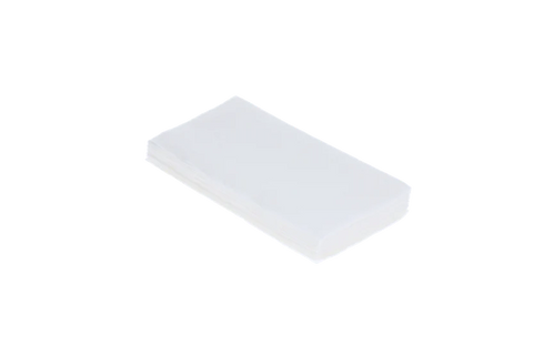 Servet 1 laags 1/8 vouw 33x33cm papier wit BIO