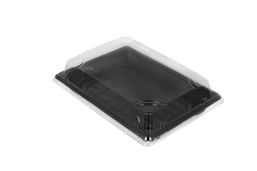 Sushi tray HP-05 + deksel 185x130x20mm