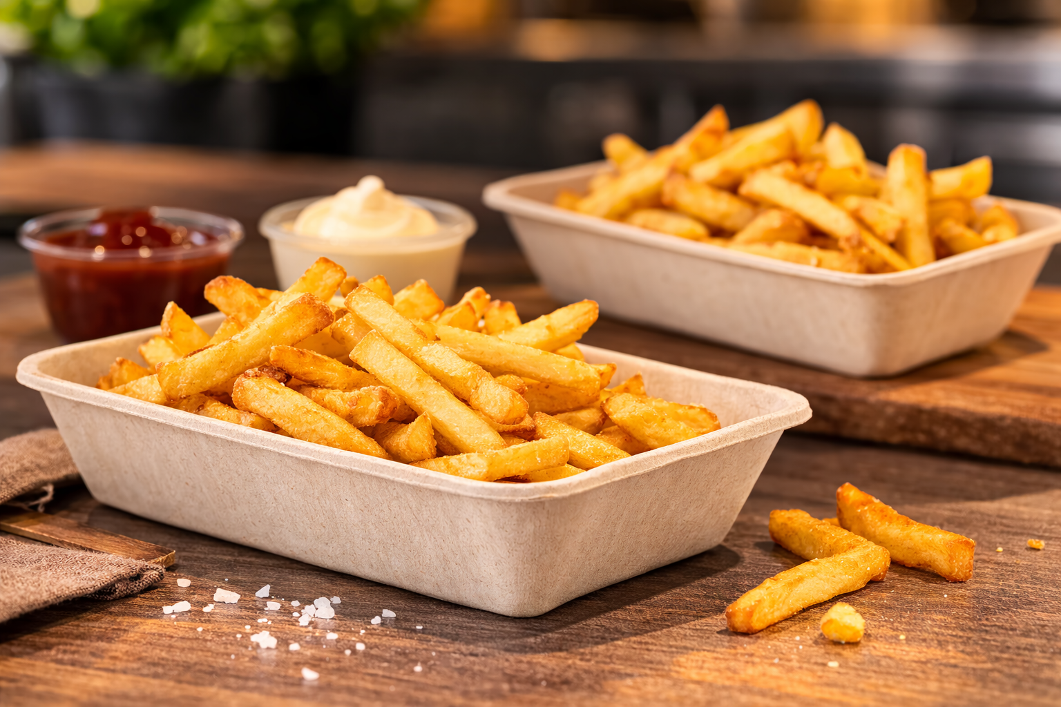 Goedkoopste frietbakjes van Nederland